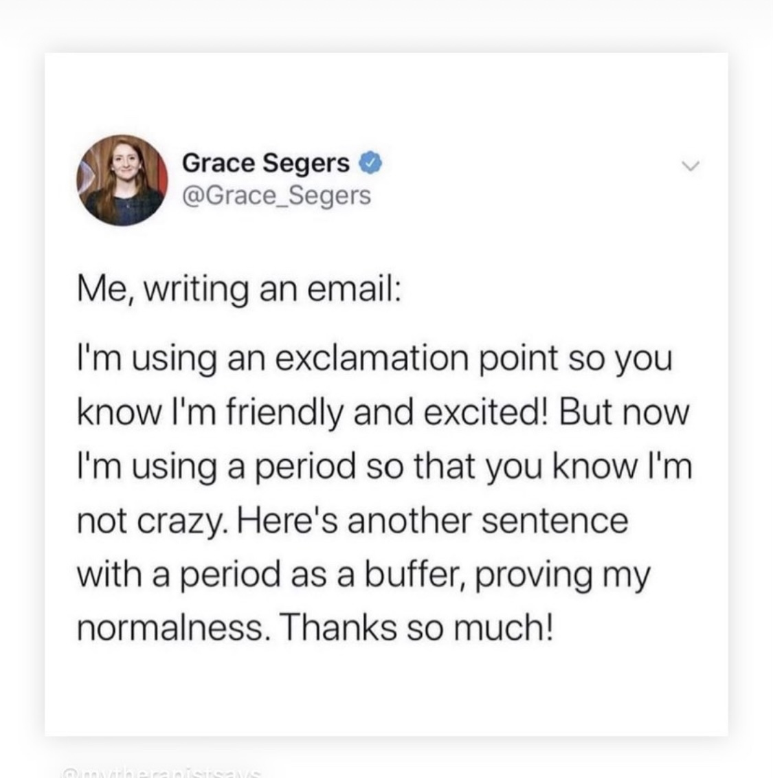 lou_hughes's tweet photo. How about a bit of levity as we head into the home stretch for the weekend.

This is so great.

Credit: @Grace_Segers https://t.co/OD929xc13D