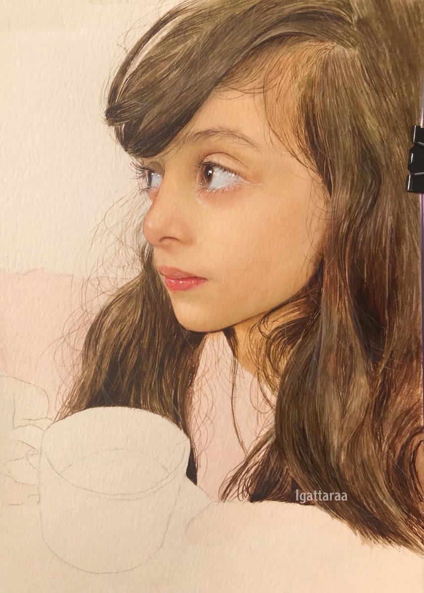 أنتهت 
شعرها بس أخذ من 7 ساعات !