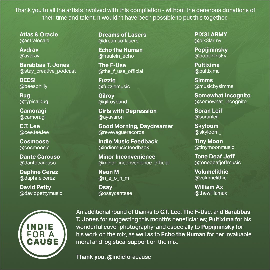 Indie for a Cause tweet media