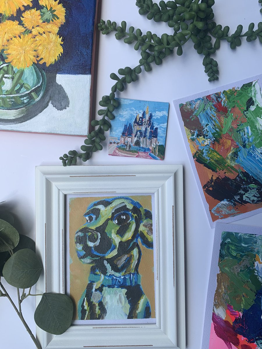 givesyouhellie's tweet photo. some paintings 🖼🥰 https://t.co/9ULza5BOgA