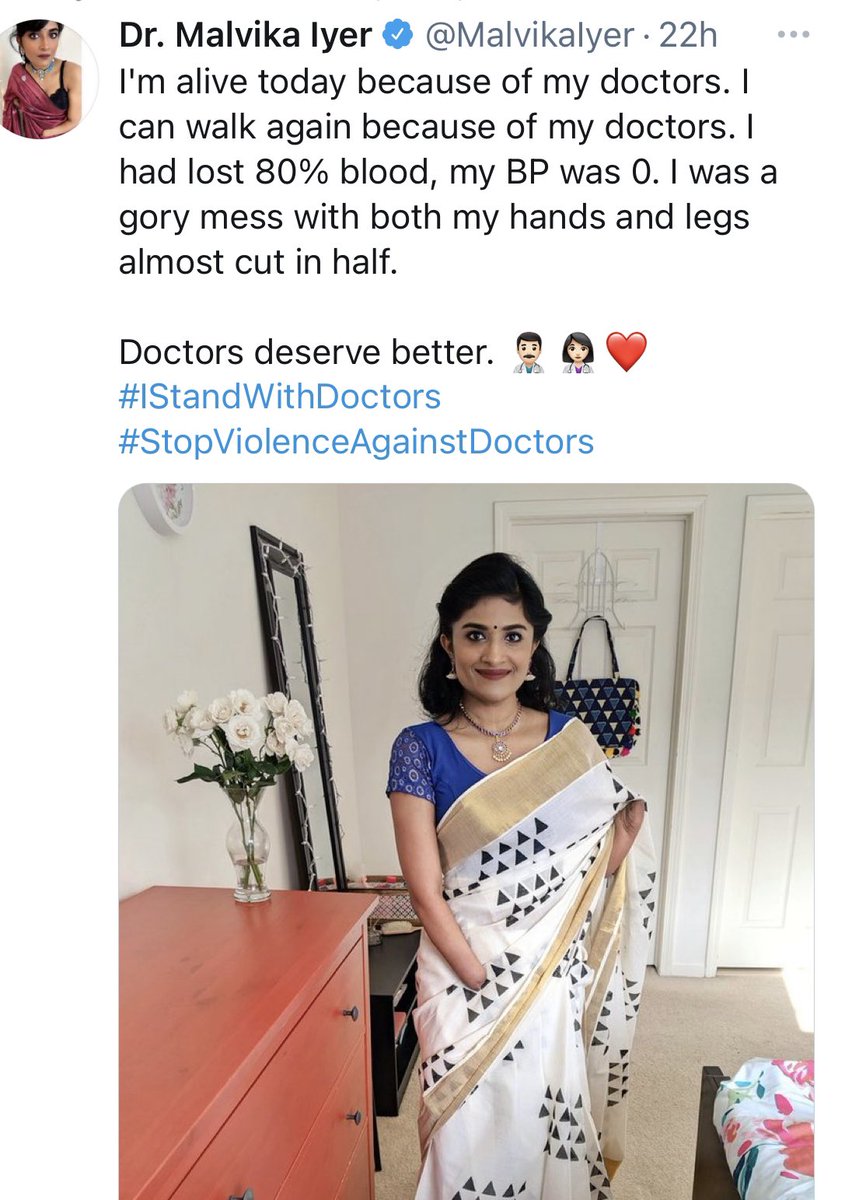 ranaaaaaaaaa10's tweet photo. This single tweet is enough to say what doctors are. Period!
#StopViolanceAgainstDoctors #IndiaStandsWithDoctors 
#MedTwitter @JustTrollMbbs @PMedicasm https://t.co/RY5Km595aW