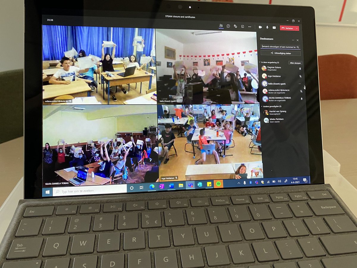 Today we have closed our first digital mobility. After a great collaboration of three wonderful years with four wonderful schools in Poland, Italy, Croatia and Romania, we could show our pupils the importance of being a European citizen <a href="/Erasmus_Project/">Erasmus+ Projects</a> #proud <a href="/BSDeWegwijzer_/">kindcentrum De Wegwijzer Tilburg</a>