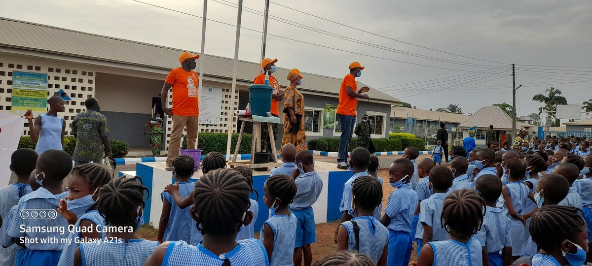 Memories of WHHD 2021 celebrations  visit to teaching children hand hygiene at Airforce primary school by 161NAFH Makurdi <a href="/CDCgov/">CDC</a>; <a href="/NCDCgov/">NCDC</a>; <a href="/WHONigeria/">WHO Nigeria</a>
;@ICAricanNetwork; <a href="/drasatrust/">DRASA (Dr. Ameyo Stella Adadevoh) Health Trust</a>; <a href="/tokwor7/">Tochi Okwor</a>