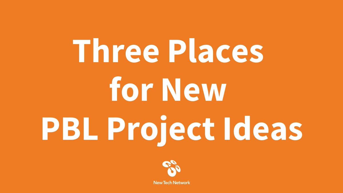 newtechnetwork's tweet photo. Here are three easy ways to find quality #PBL projects: 
1: The Project Library in Echo  
2: NTN Curriculum Frameworks
3: Follow Teachers:
Read this NTN Help Center article for additional project idea resources: https://t.co/QPGx8wiOzD https://t.co/JO47REf0xy