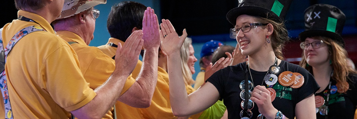 We want to see what your FIRST Tech Challenge team has accomplished during the #FIRSTGAMECHANGERS season! Share photos &amp; short videos of your team by June 16 for the chance to be featured in upcoming videos. To submit, visit: hubs.ly/H0PbBm00.