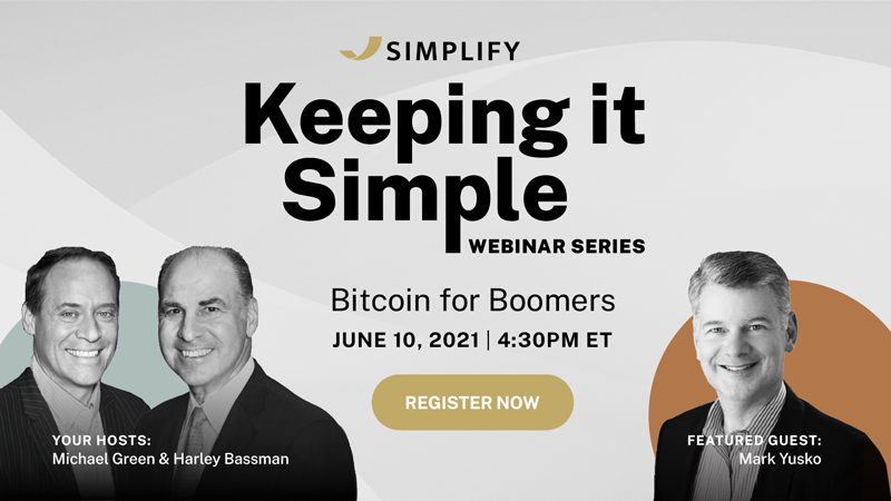 SimplifyAsstMgt's tweet photo. Keeping it Simple returns next Thursday, June 10th at 4:30 PM ET for a LIVE conversation featuring famed Bitcoin allocator @MarkYusko of Morgan Creek Capital. Mark joins @SimplifyETFs resident Bitcoin skeptics @profplum99 and @ConvexityMaven. $BTC #bitcoin https://t.co/LSdzufDKBm https://t.co/EZ0yHPsFmm