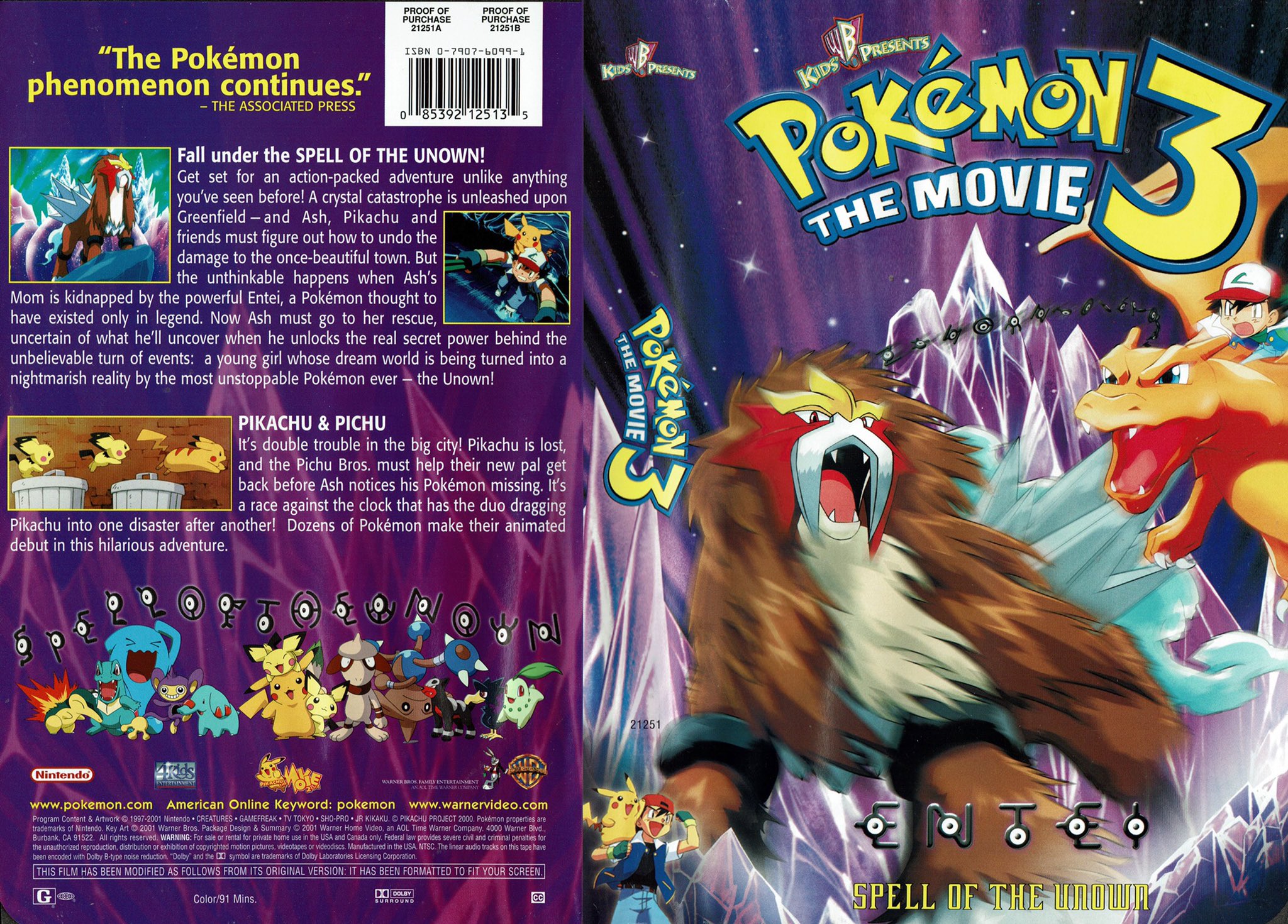 Pokemon: Mewtwo Returns (DVD, 2001) for sale online