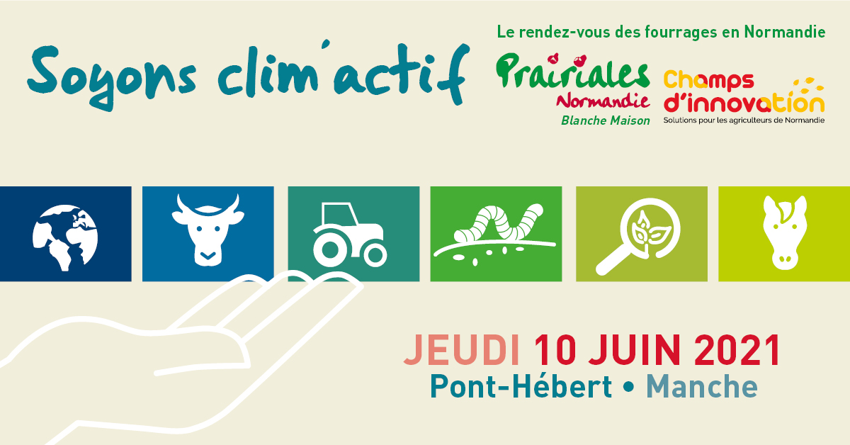 #PrairialesNormandie : J-6 🐄🌿🌤️
Les chapiteaux émergent pour accueillir le public le 10 juin à la ferme expérimentale de La Blanche Maison (50).
4 pôles thématiques aborderont entre autres : #climat #élevage #agroécologie #sol ...
👉 bit.ly/prairiales-2021