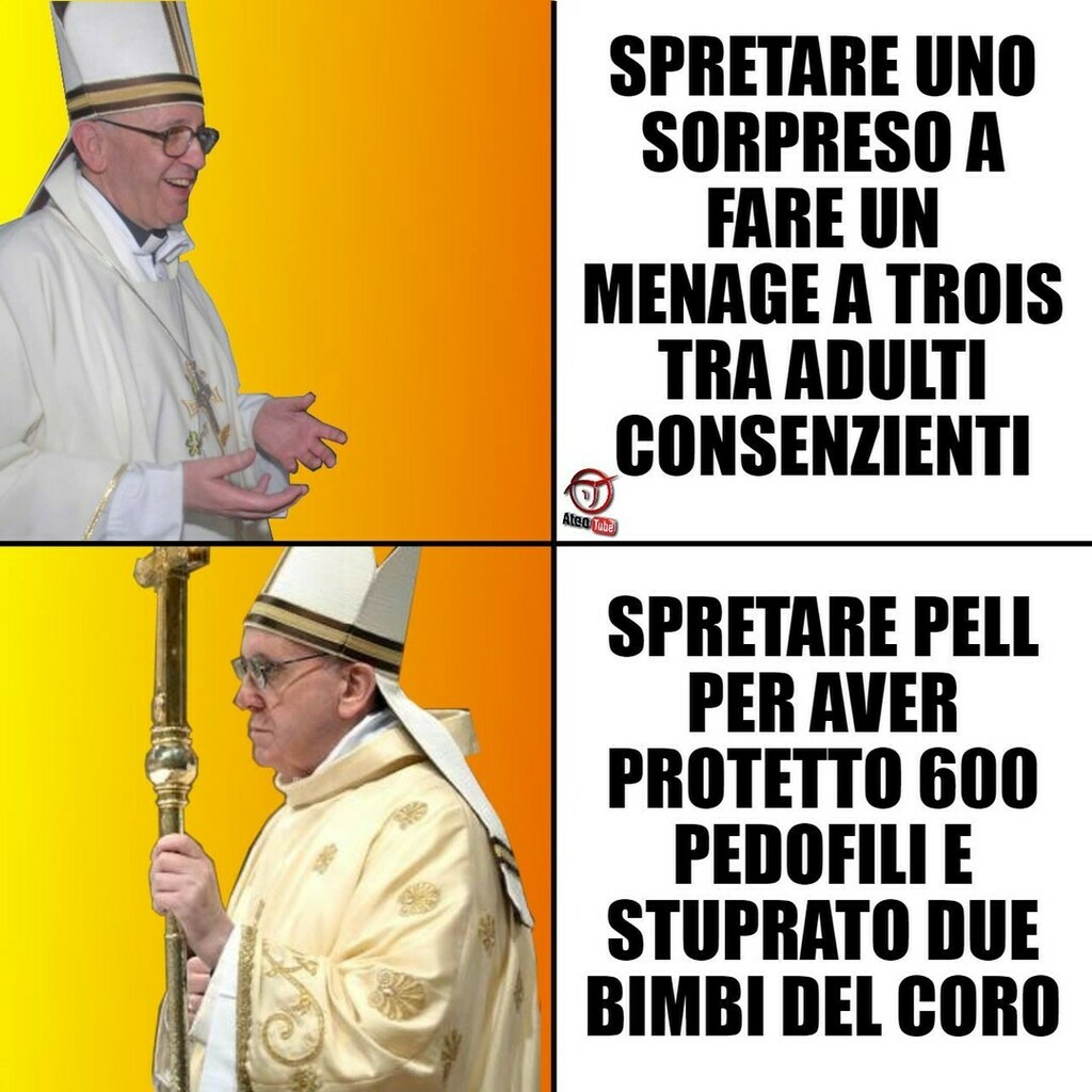 Osa_Sapere's tweet photo. La protezione dei pedofili è nel dna della chiesa cattolica.
#pretiPedofili: https://t.co/Bi8wASOBNS (o link in bio su instagram)
🤯100+anni di scandali
🤢 insabbiamenti
🤮 migliaia di vittime
✅ tutto documentato
#chiesa #chiesaCattolica #preti #pedofi… https://t.co/ghgBvYjqxX https://t.co/xRyZHylvQQ