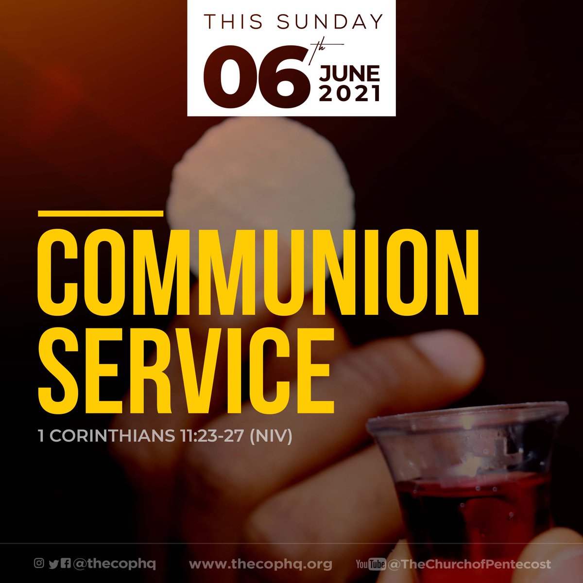 copbeayouth's tweet photo. Meanwhile.. this Sunday, we dine and feast with our Daddyyyyyy💃💃💃💃

#Communion #CommunionSunday #TheLordsSupper #copbea https://t.co/wR0diaX90o
