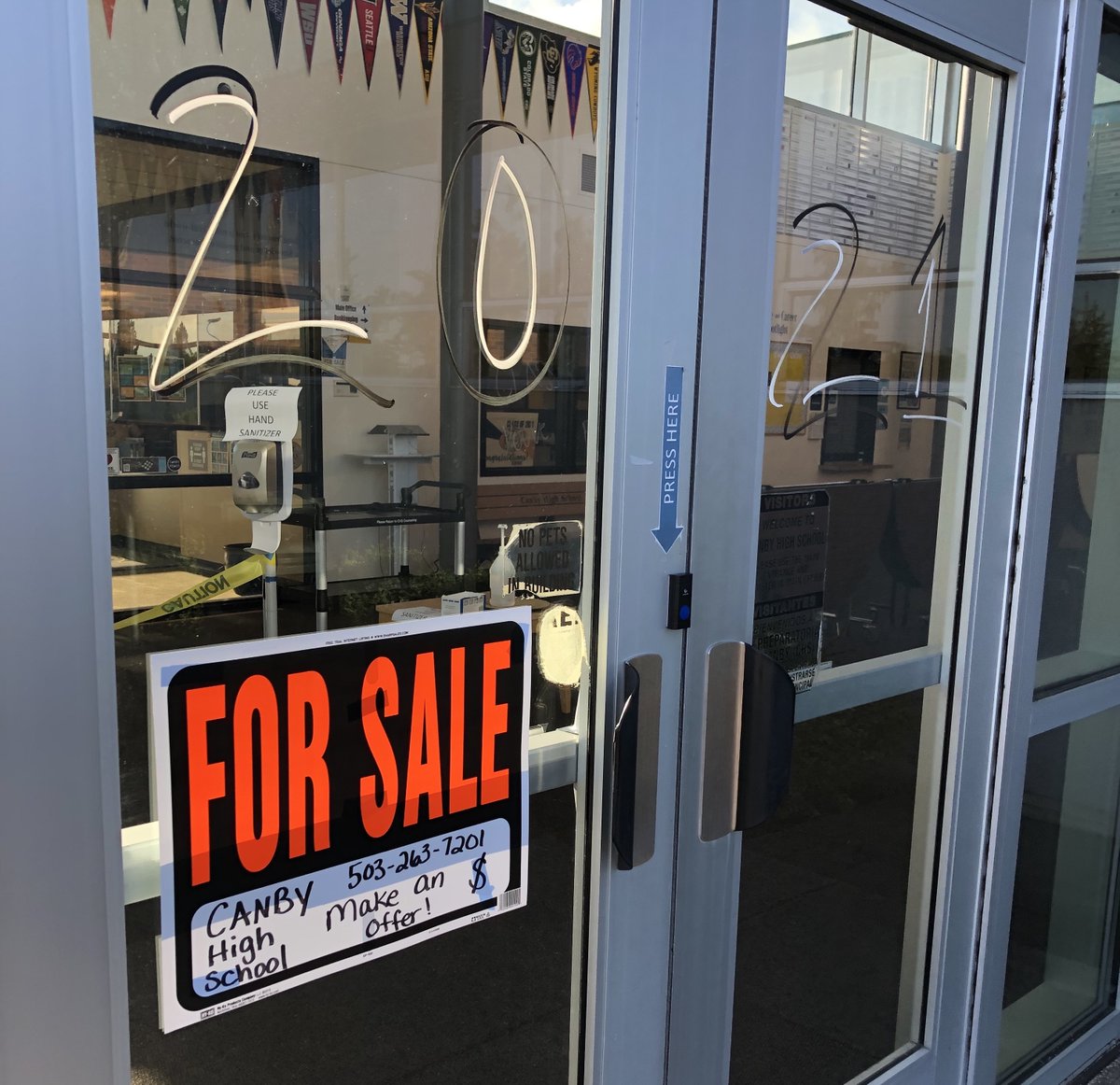 Make An Offer! Canby High School is FOR SALE! #seniorprank #classof2021