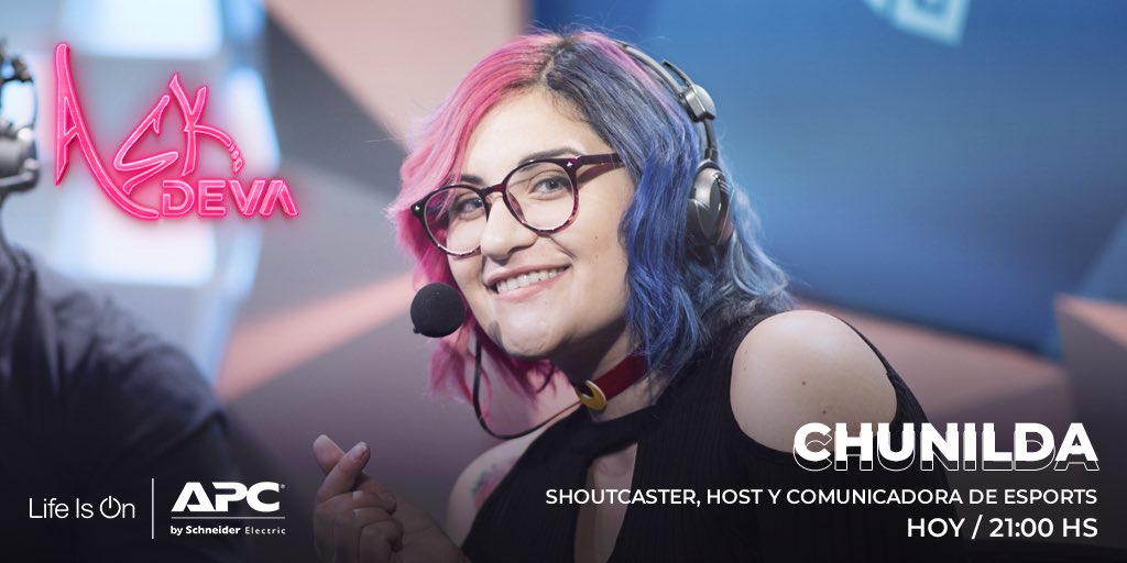devaesportsarg's tweet photo. Es HOY, es HOY 💜⚡️Hoy a las 21hs Arg en #askdeva tenemos el agrado de contar con la visita de @Chunilda 💜 así que prepárense para prender ese stream con todo!!! 👾 los esperamos en nuestro canal de #twitch y #youtube ❤️ https://t.co/57QxK3mFtZ