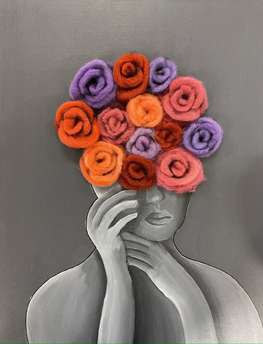 bellafiore3's tweet photo. Enjoying the final Drawing2/Painting 2 art works created using alternative mark making media like needle felting, encaustics, printmaking and embroidery. So pleased with the creations @PewaukeeHS Ss made! #FabArtsFri #MarkMakingMagic https://t.co/uGNE4zhux3