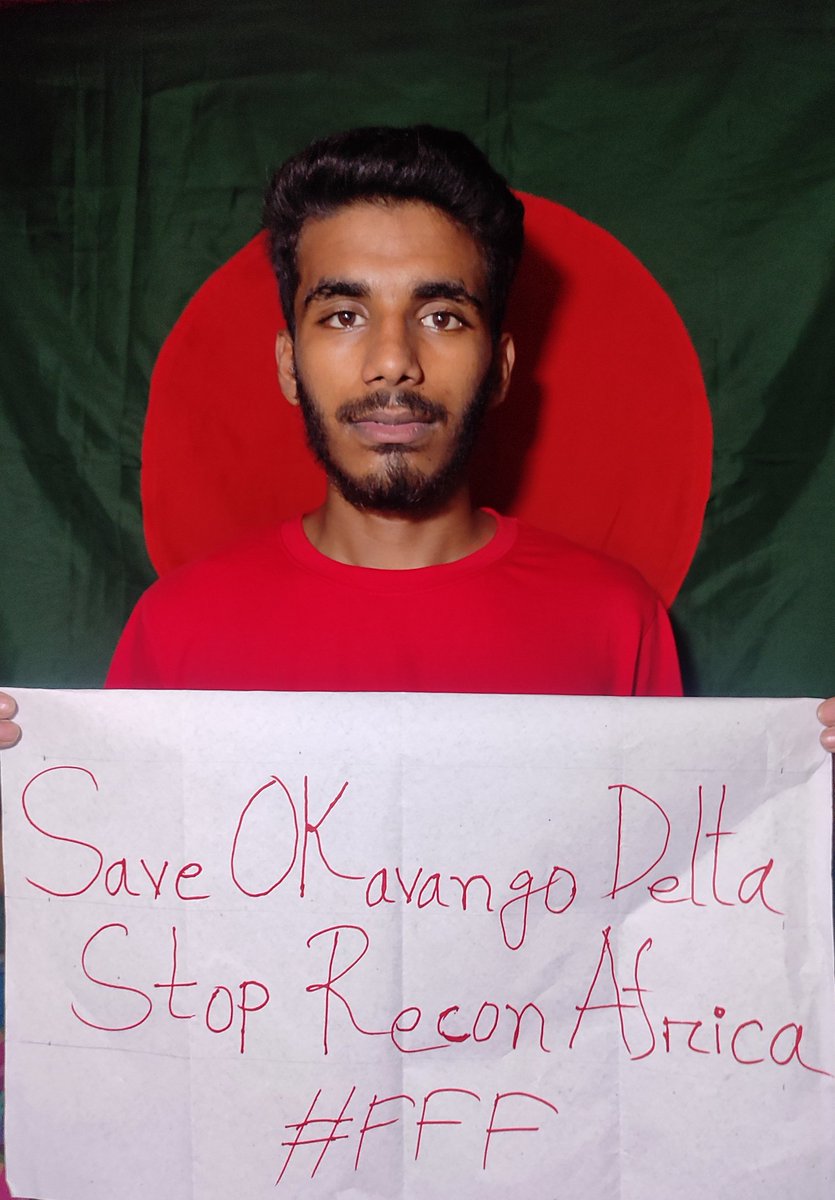 NayonSorkarBD's tweet photo. The Okavango Delta is at risk!
We are all at risk!
#SaveOkavangoDelta #OkavangoDelta #StopReconAfrica #ClimateCrisis
#ReconAfrica #Biodiversity #KavangoAlive #ReconOut
#WaterIsLife #FightFor1Point5
@fff_whk @Fridays4future https://t.co/ffNLOkFBLA