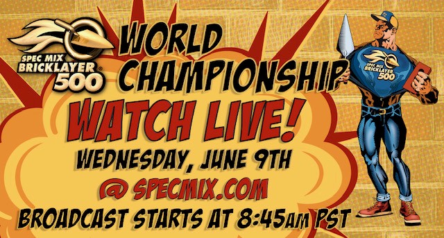 Jake_PROSOCO's tweet image. Headed to World of Concrete? Don&apos;t forget to check out the #masonry pavillion and support the guys busting their humps in the Bricklayer 500 and Fastest Trowel competitions! New dynamic this year being in June instead of January should make things even more interesting