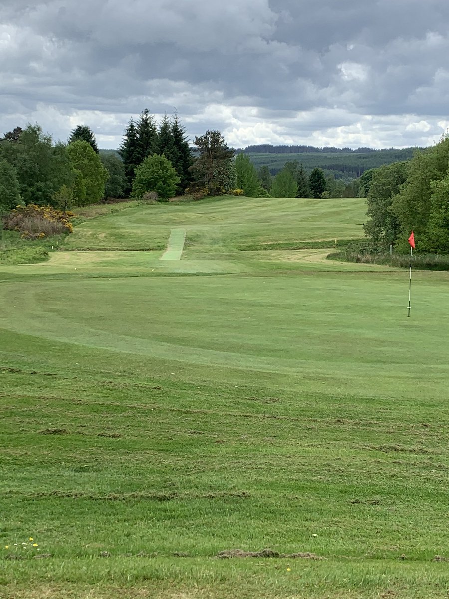CGreenstaff's tweet photo. A great weeks work here @CallanderGolf by the boys  @ryanrainsforth  and James preparing the course for the Durham Burt final and our Texas scramble open on Saturday. Back at it on Monday as club champs are just round the corner. https://t.co/aSdnh4SkSy