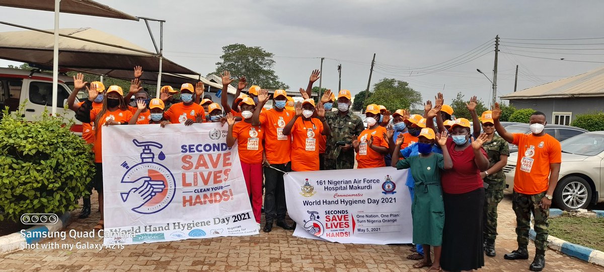 Memories of WHHD 21 by 161NAFH Makurdi. The flag off. <a href="/CDCgov/">CDC</a>; <a href="/NCDCgov/">NCDC</a>;
<a href="/WHONigeria/">WHO Nigeria</a>; @ICAricanNetwork; <a href="/drasatrust/">DRASA (Dr. Ameyo Stella Adadevoh) Health Trust</a>; <a href="/tokwor7/">Tochi Okwor</a>. Collectively we will turn Nigeria orange.