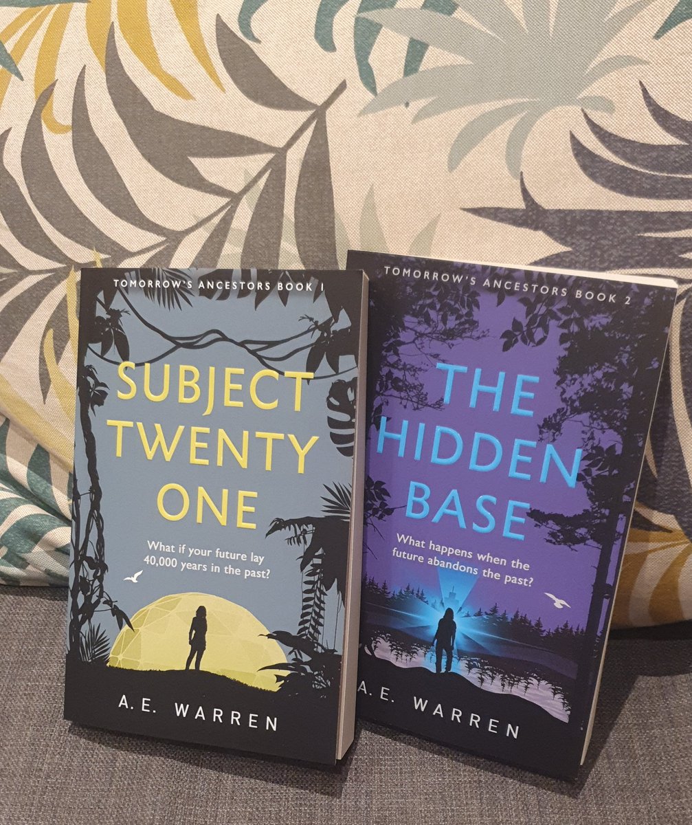 It's a glorious book post day! Beautiful copies of #SubjectTwentyOne and its wonderful follow up by British AND female sci-fi writer A.E Warren <a href="/amauthoring/">A.E. Warren</a> 😍😍😍 Jurassic Park meets Sapiens with a YA crossover twist. DMS open for requests 🦖🦧📗🌿🧬🔬
