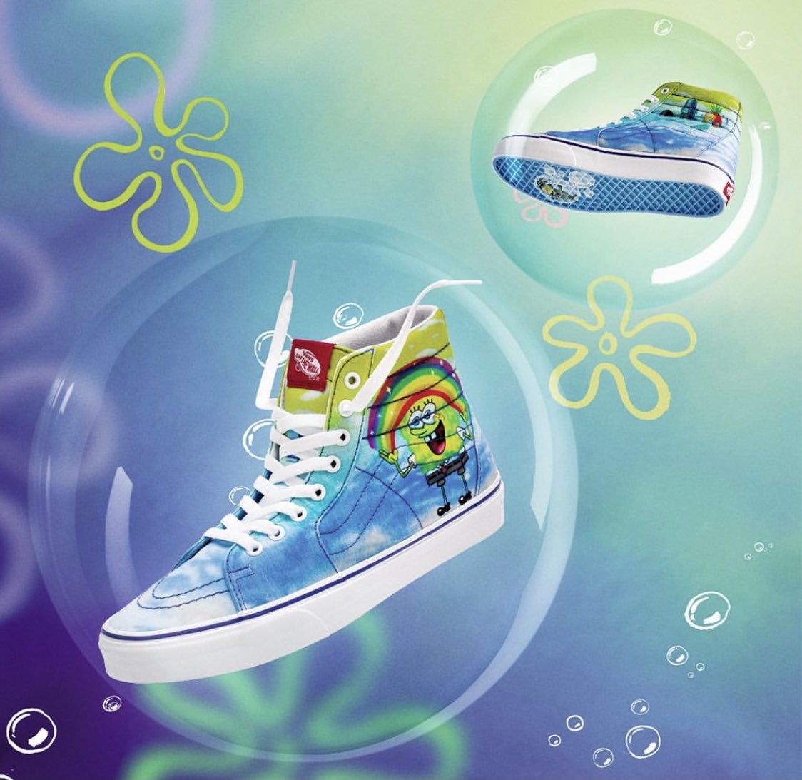 VansAlert's tweet image. The wait is over! SpongeBob x Vans footwear &amp;amp; clothing collection is here

Available —&amp;gt; bit.ly/3il40ef