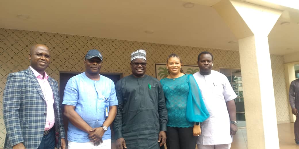 PlatformSunday's tweet image. Captain Sunday Adebomi at LASEMA's office today with Emergency Management consultant official ,DG/CEO LASEMA,EKSEMA Chairman and PA to EK-SEMA Chairman