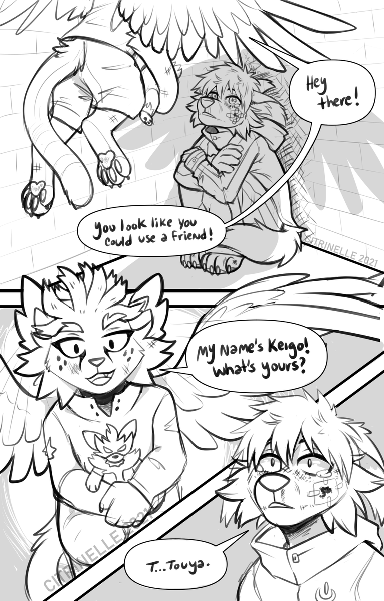 CritterAcademia's tweet photo. Cross posting from main account cause I didn't realize I hadn't uploaded here! 
Some dabihawks childhood AU bbies for you https://t.co/mSqBziGJTt