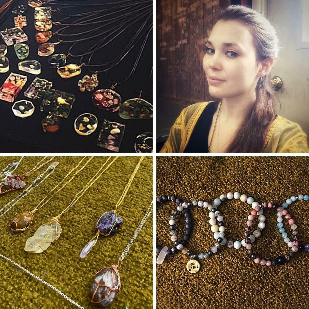 makesouthbend's tweet photo. Say hi to Shaina with Gems of Pride at our market this Saturday, and pick up wire wrapped gems, resin art and crystals. https://t.co/09juJVPQDj https://t.co/HfUJhMblO1