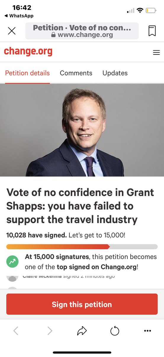 LGJHX's tweet photo. Nearly 10.5k signatures.. that’s a hearing for debate, for sure?! #SaveTravel @TTGMedia https://t.co/KbXuNetZd9