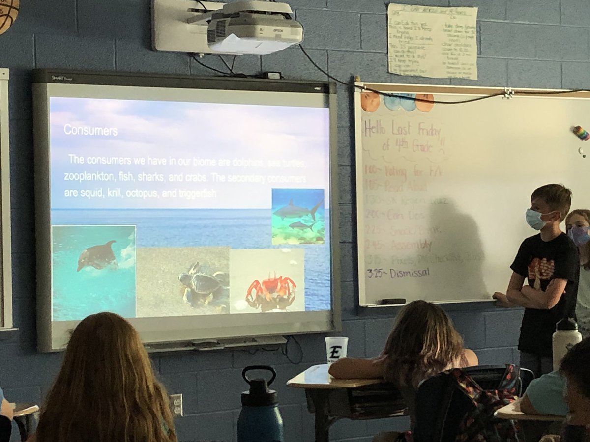 Fearless4th's tweet image. Last but not least, we are visiting the marine biome - the largest biome on Earth! #4thscience @BearCreekEtown