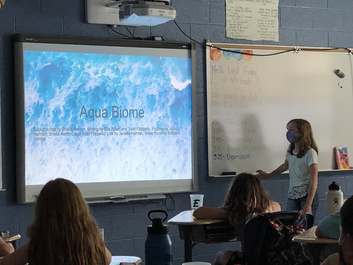 Fearless4th's tweet image. Last but not least, we are visiting the marine biome - the largest biome on Earth! #4thscience @BearCreekEtown