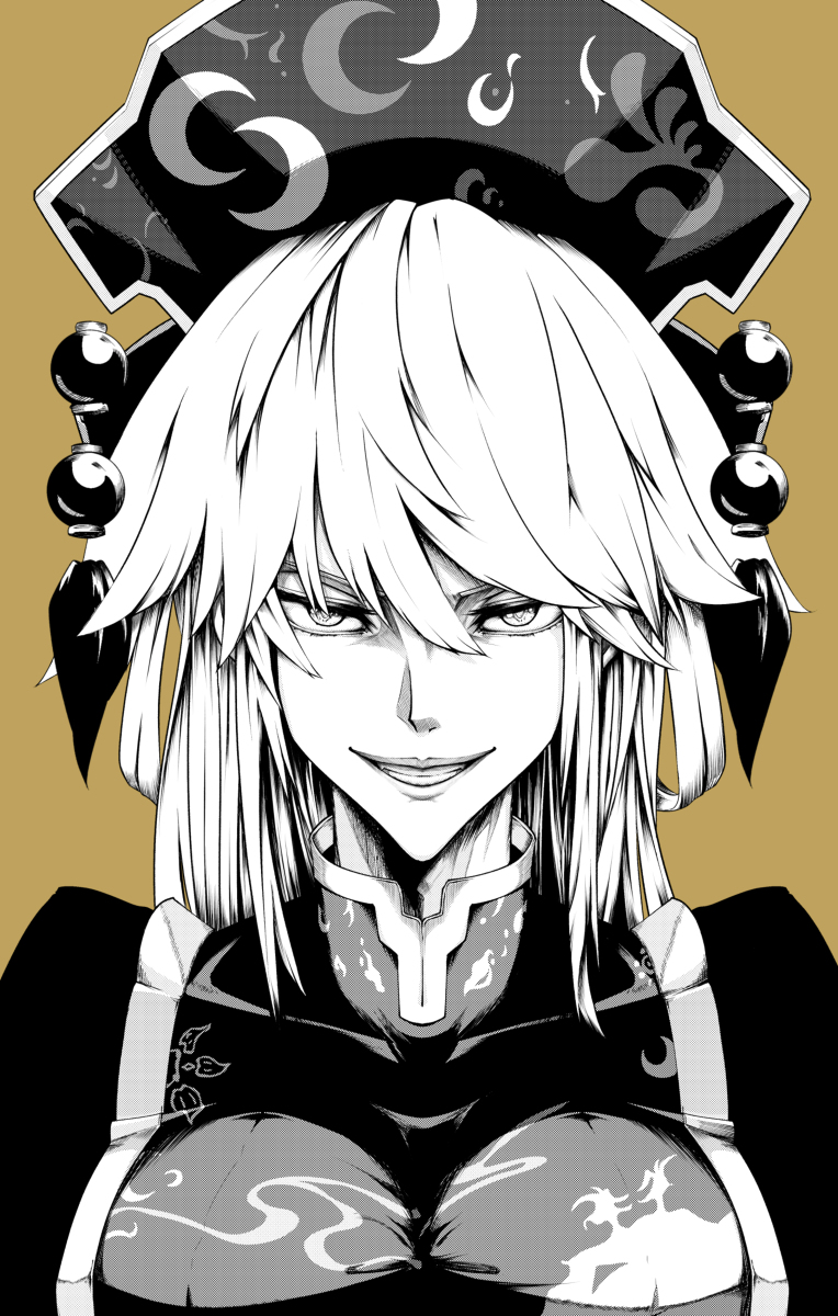 #6月5日は純狐の日
色が少ない純狐さん 