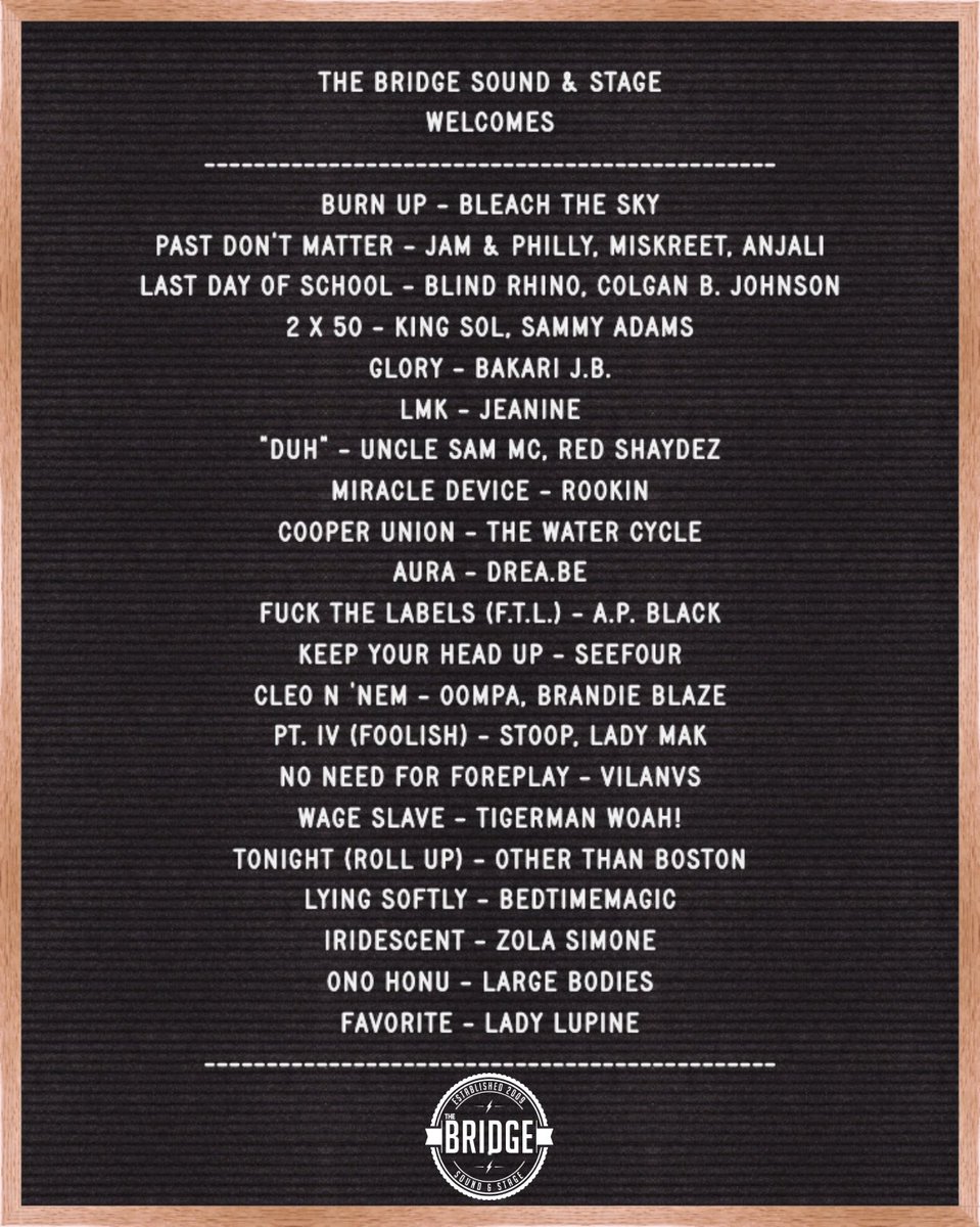 TheBridgeStudio's tweet image. 🔥🔥🔥The weather is heating up and so is our playlist! Link in our bio! 🔥🔥🔥