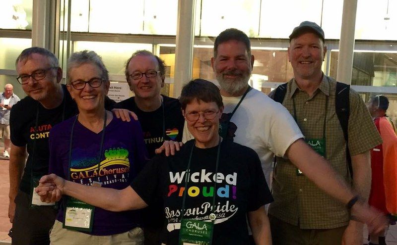Happy #Pride, y'all! We're wicked proud to be Boston's LGBTQ+ Classical Chorus! Here's a fave @GALAChoruses memory to brighten your day. 😄 🏳️‍🌈 Mark your calendars 6/27, 4 PM for our virtual choir event, Celebration of GALA Choruses! Details coming soon! #QueerChorus #LGBTQ