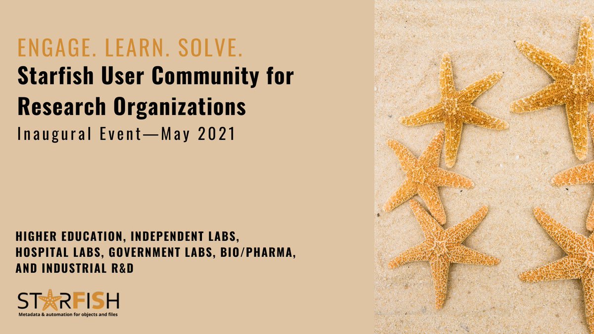 StarfishStorage's tweet photo. Thanks Scott Yockel, director of research computing at Harvard FAS, for establishing the Starfish User Community for Research Organizations and hosting the first meeting. 38 users from 28 organizations participated. For info: ResearchUsersCommunity@starfishstorage.com.  #research https://t.co/cRBoshsVrZ