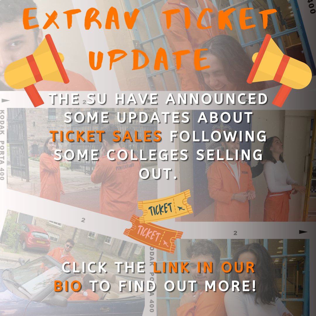 ❗️EXTRAV TICKET UPDATE❗️ 

The SU have released more information about ticket sales.

Click the link to find out more!! 

lancastersu.co.uk/articles/extra…