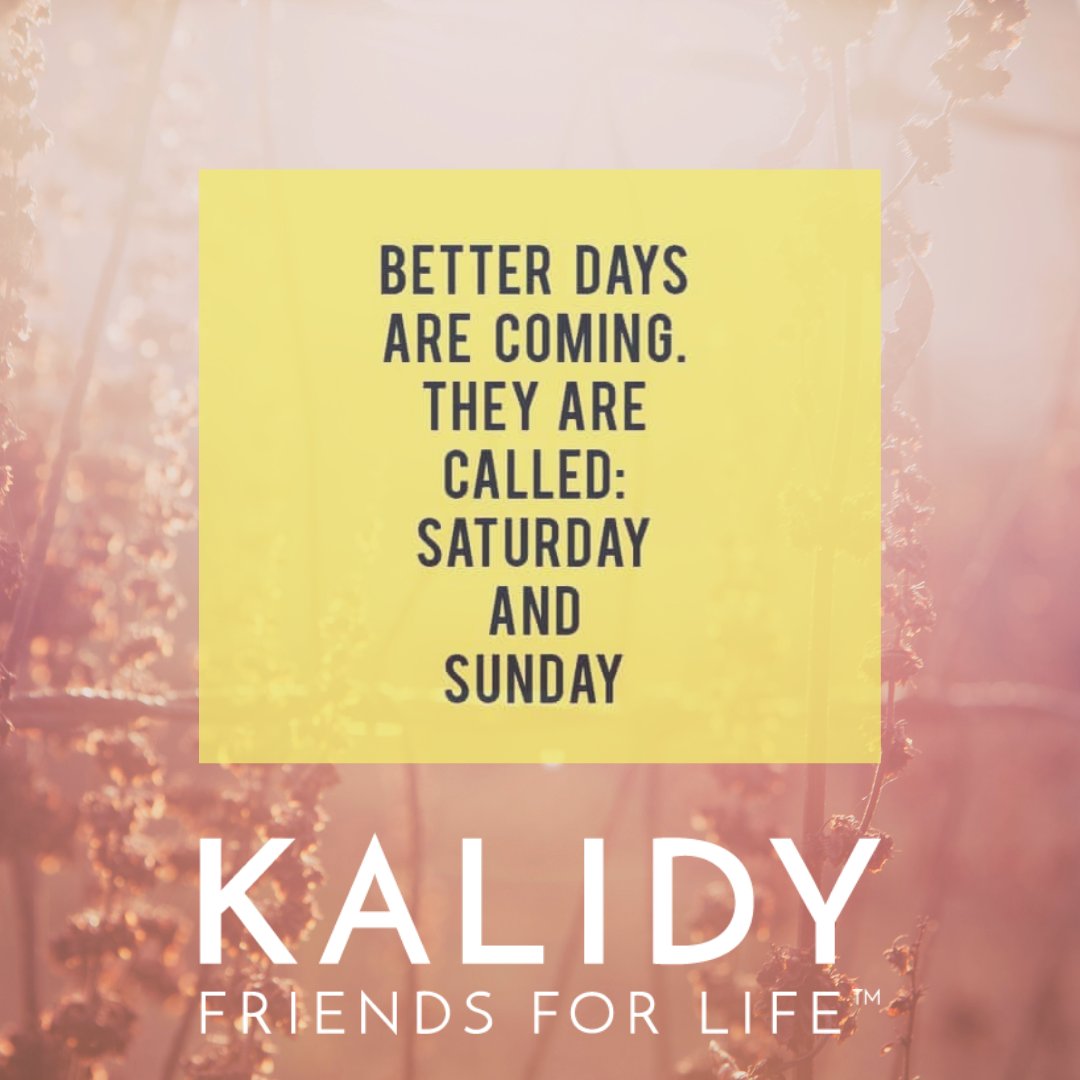 KalidyBigfoot's tweet photo. You made it! Have a great weekend! 
Love,
Your Friends For LifeTM! 
..
#FriendsForLifeTM #Kalidy #OKC https://t.co/6cmcMi0hKu