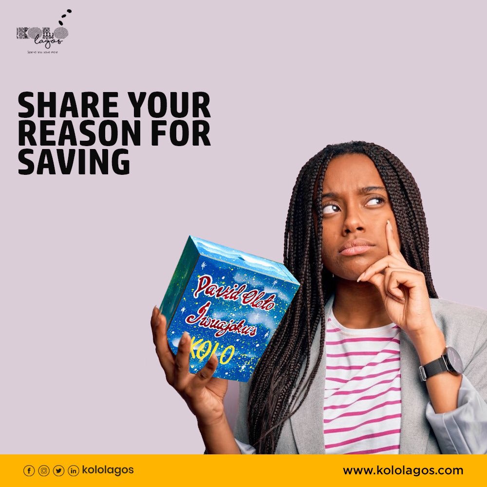 kololagos's tweet photo. I’ll go first: 
I’m saving for that trip to Maldives because I must go there o !! 😅

It’s your turn, #KoloGang
Oya tell usssss! What’s the reason you are saving money in your kolo?
Let’s talk! Tag your friends and savings accountability partners too 😁 https://t.co/jicGsAJpdZ