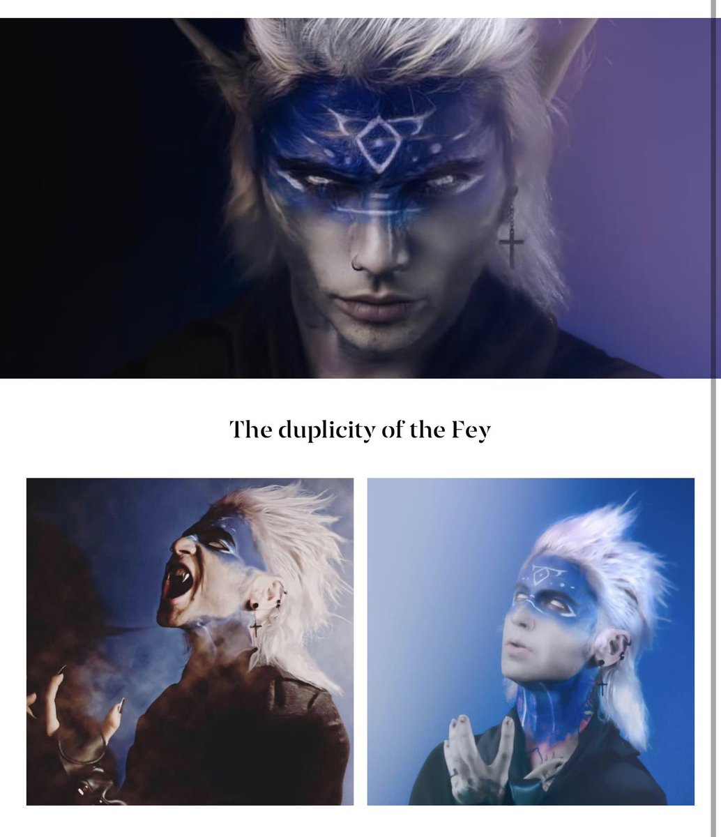 Spqrpersonal's tweet photo. #fae #fey #vampire #bodypaint #elf #fantasy https://t.co/SyYDWR2xtK