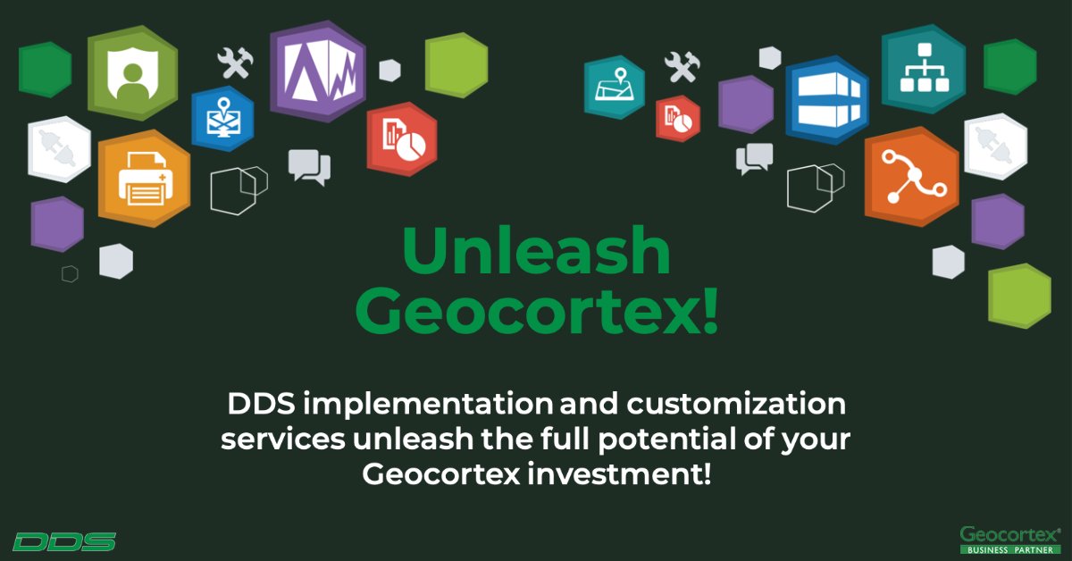DDS implementation and customization services unleash the full potential of your #Geocortex investment! Contact us today for a consult: bit.ly/3ohlbOJ  #webGIS #customsoftware #gisimplementation
