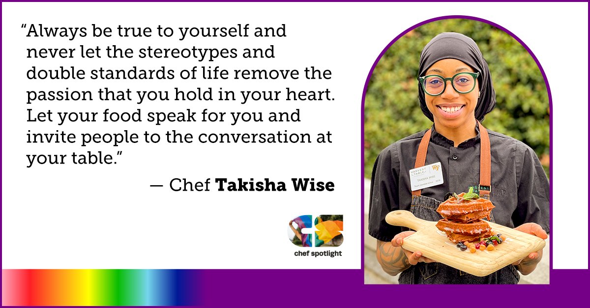 Aramark's tweet image. Through the work of our PRIDE ERG and the Chef Spotlight series, we’re elevating the voices and culinary contributions of Aramark chefs who share their authentic selves and bring communities together. Learn more: bddy.me/3iho3Kx  
#ServiceStarSpotlight #MakingOurMarkBlog