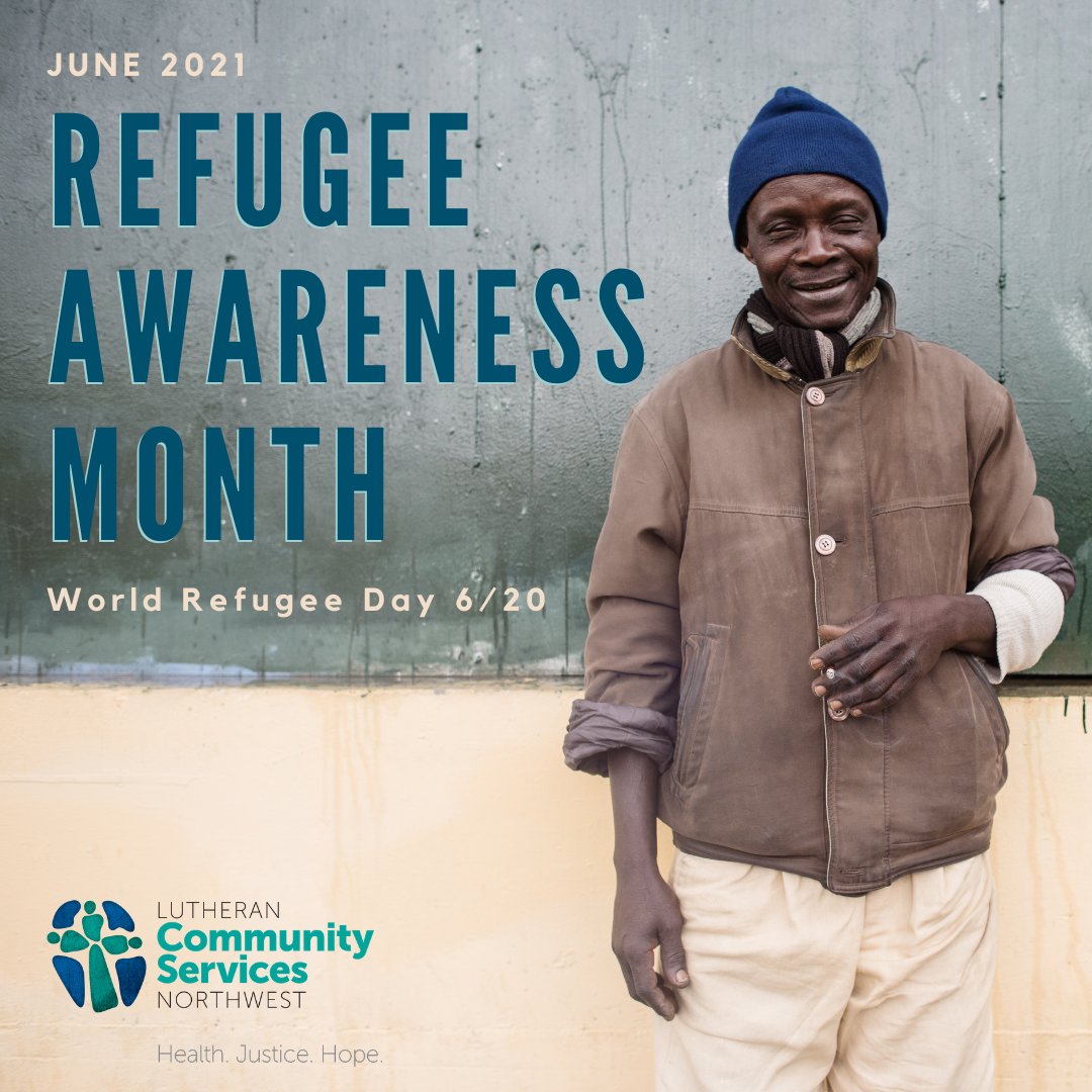 It's Refugee Awareness Month! 💙🌍💚
 
Refugees are a welcomed and valued part of our organization. Whether they are our clients, coworkers, friends, leaders, or community partners, refugees help make our community better, stronger, and more beautiful. #HealthJusticeHope