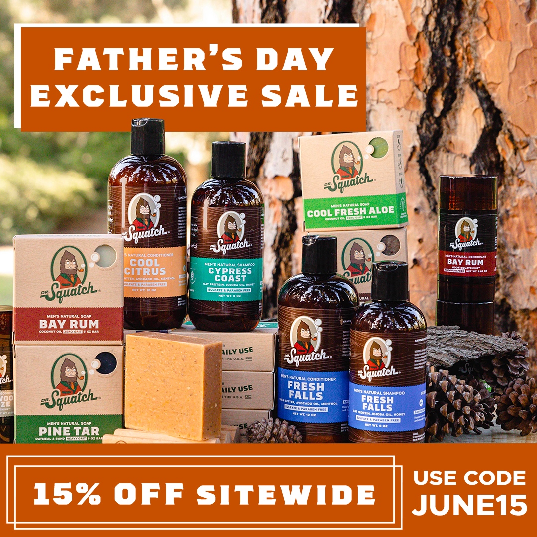 Dr. Squatch Father's Day Bundles Are Gifts That Dads Can Use Every