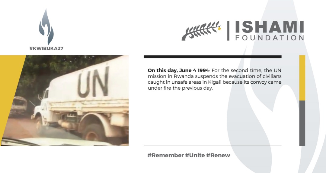 FoundIshami's tweet photo. #Kwibuka27: What happened on this day, June 4 in 1994, why it happened, and how it still matters today. #RememberWithRwanda #100DaysOfDarkness https://t.co/x7TDueBz7X