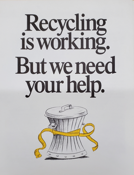 NYCSanitation's tweet photo. We’ve been saying it since 1989, and it’s still true: Recycling is ongoing in #NYC. But we still need your help. Recycling matters. When you recycle properly, you help reduce the amount of trash going to landfill and that’s good for all of us. #fbf #140Strong #flashbackfriday https://t.co/zbxPO9pKMs