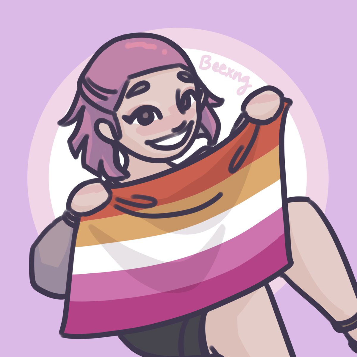 beexng's tweet photo. happy pride month!!🏳️‍🌈 here are some niki pride icons!

feel free to use these as your pfp, just credit me please :] 

#nihachufanart #nikinihachufanart @Nihaachu @neimki https://t.co/oV8mLUMhT7