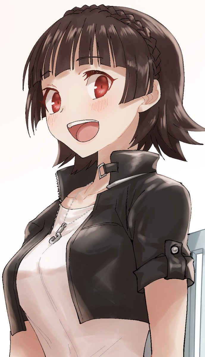 里中千枝 「#笑顔の絵でその人の性格がわかるらしい 」|黒須@づままん連載中のイラスト