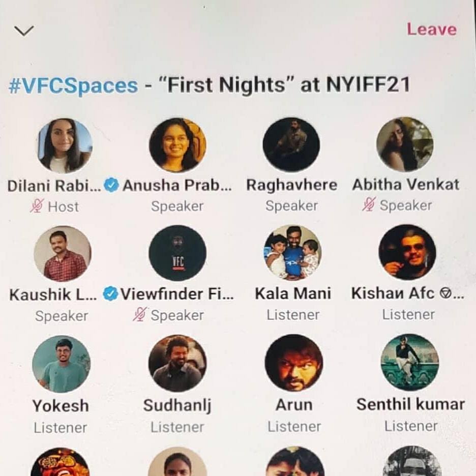 viewfinderfp's tweet photo. Thank you to everyone who joined our first ever #VFCSpaces event, hosted by our founder @dilani_r! We had a great time chatting with the #FirstNights team! Be sure to get your tickets to watch the film at @nyindianff You have from today to June 13 to watch! Link in bio for tix! https://t.co/bqsyJ0SHLa
