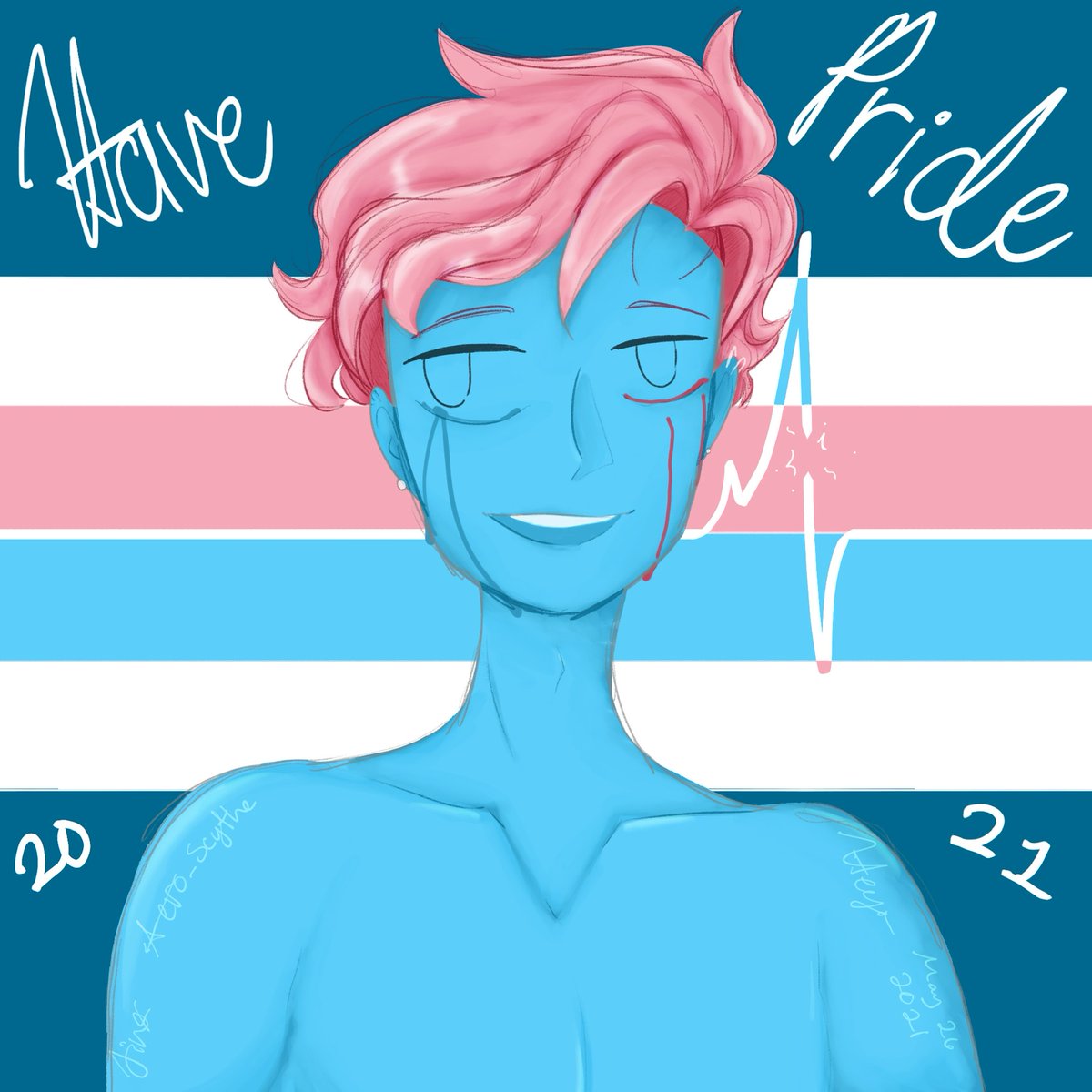 Aero_Scythe's tweet photo. 🏳️‍⚧️

{ #prideportrait #Transgender #artwork #lgbtartwork #lgbt #PrideMonth #PrideMonth2021 } https://t.co/OsqeugRmMO