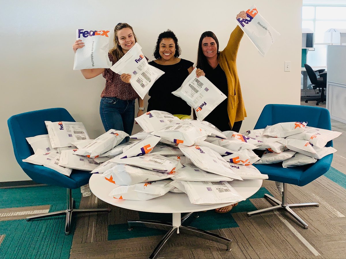 EVERSANAINTOUCH's tweet photo. 51 intern swag packages packed and prepped! We are so excited to virtually welcome our interns to the Intouch family next week and can’t wait to see what all they accomplish. #WorkAtIntouch https://t.co/VTIzF6GCBy