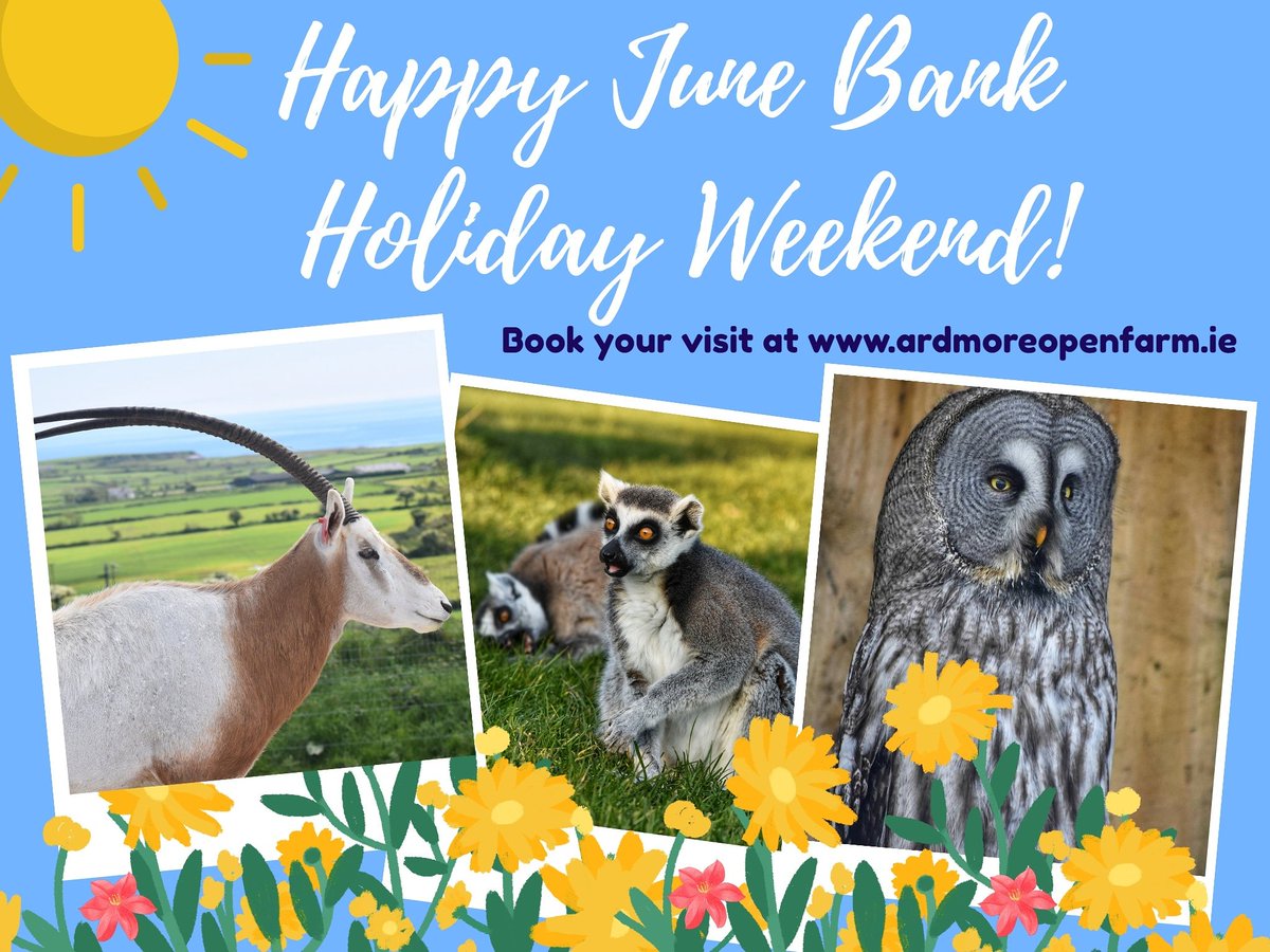 Wishing everyone a safe and happy Bank Holiday weekend!

#BankHolidayWeekend #BankHoliday #ardmore #waterford #ardmoreopenfarm #zoo #summervibes #Ireland