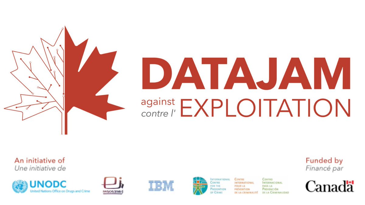UNODC_HTMSS's tweet image. Winners of the #DataJam Against Exploitation to be announced today. See who takes the winning trophy and developed the best solution to combat #Human trafficking in #Canada @Safety_Canada @ICPC_CIPC @fpasoslibres @Canada_INT_VIE
